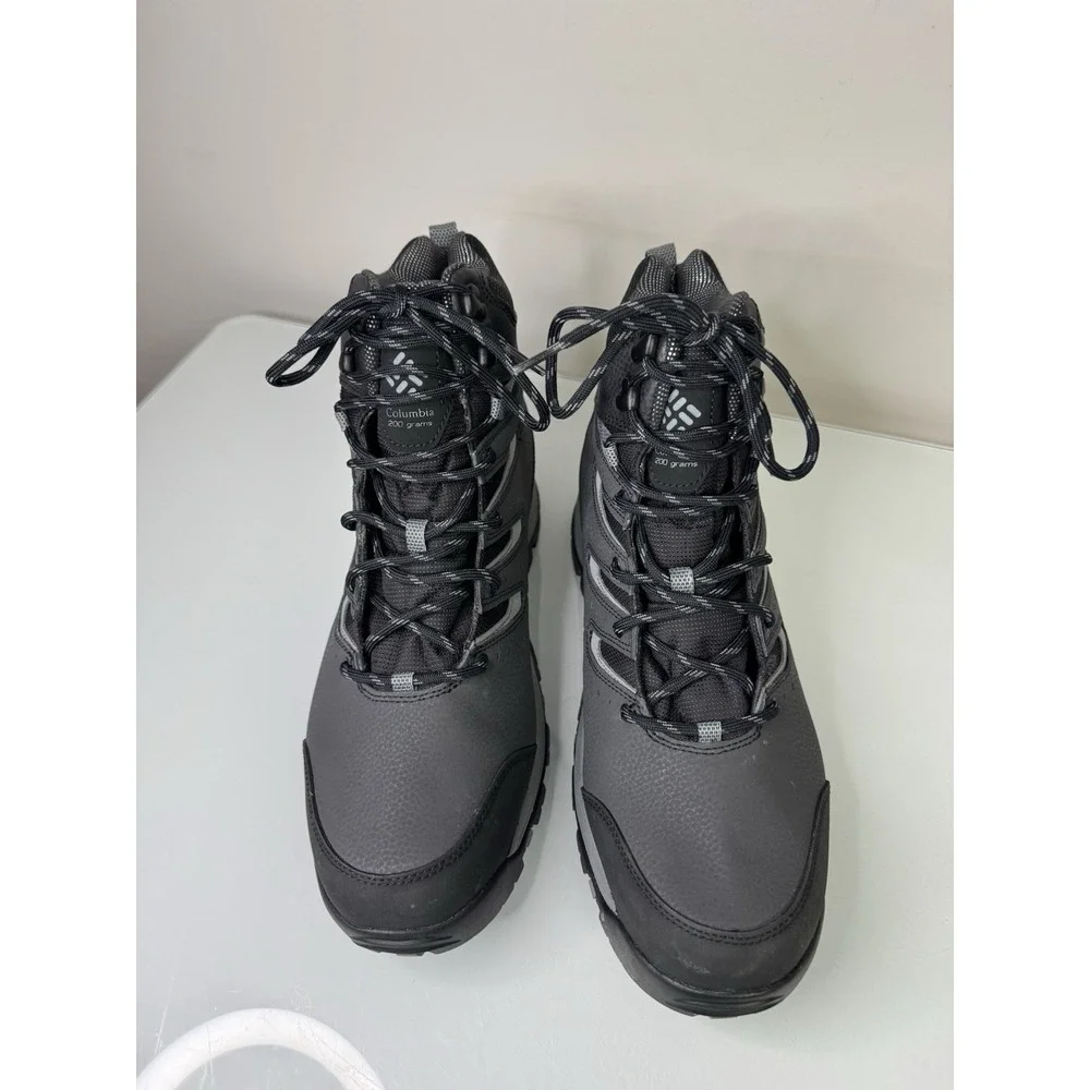 Columbia Gunnison II Omni Heat 200g Waterproof Boots Black BM0837-010 Size 14